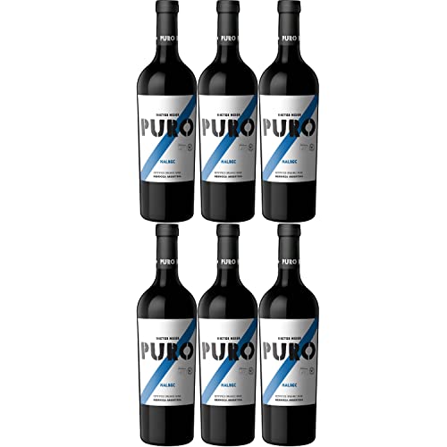 Dieter Meier Puro Malbec Rotwein Wein trocken Bio Argentinien I Visando Paket (6 Flaschen) von GREAT BRITISH TRADING LIMITED