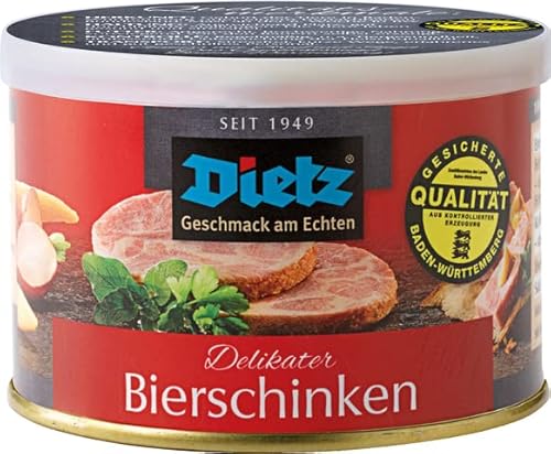 Dietz Lyoner Schinkenwurst Wurstkonserve, 200g Dietz Lyoner Schinkenwurst Wurstkonserve, 200g von Dietz