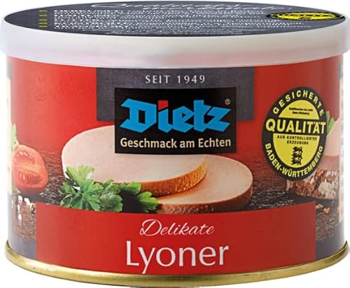 Dietz Wurstkonserven Lyoner, 200g Dietz Wurstkonserven Lyoner, 200g von Dietz