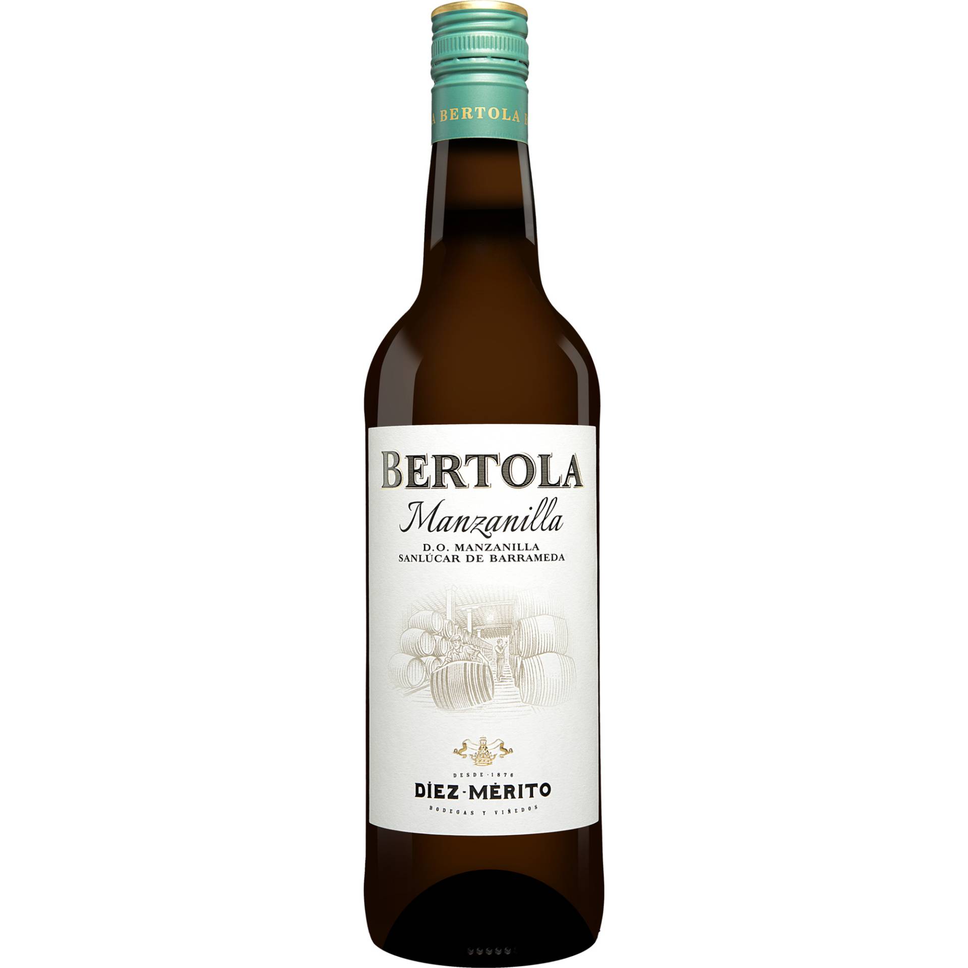 Diez Mérito »Bertola« Manzanilla  0.75L 15% Vol. Trocken aus Spanien von Diez Merito