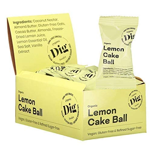 Dig Bio-Zitronenkuchen-Kugel – Vegan, Glutenfrei, 12 x 30g Dig Bio-Zitronenkuchen-Kugel – Vegan, Glutenfrei, 12 x 30g von Dig