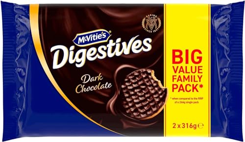 McVitie's Dark Chocolate Digestives Twin Pack 2 X 400G von McVitie's