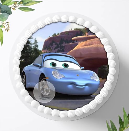 Disney's Pixar Cars, Essbares Foto für Torten, Tortenbild, Tortenaufleger Ø 20cm - Super Qualität, 0095w von Digital-on