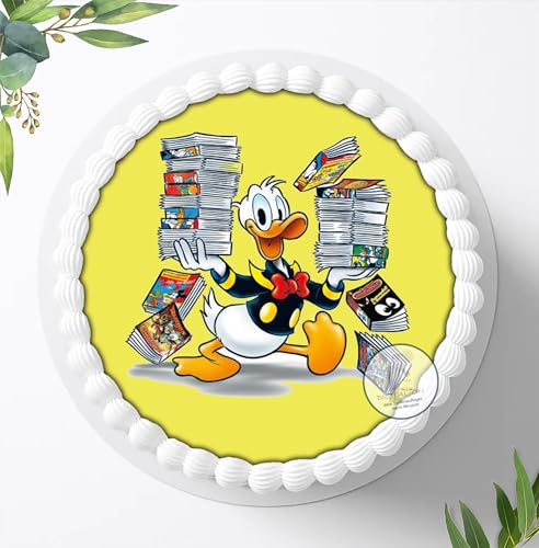 Donald Duck Tortenaufleger Tortenbild Geburtstag Fondant Zuckerpapier 1022 von Digital-on
