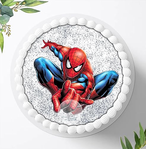 Spiderman, Essbares Foto für Torten, Tortenbild, Tortenaufleger Ø 20cm - Super Qualität, 0136w von Ihr Onlineshop Digital-on 24