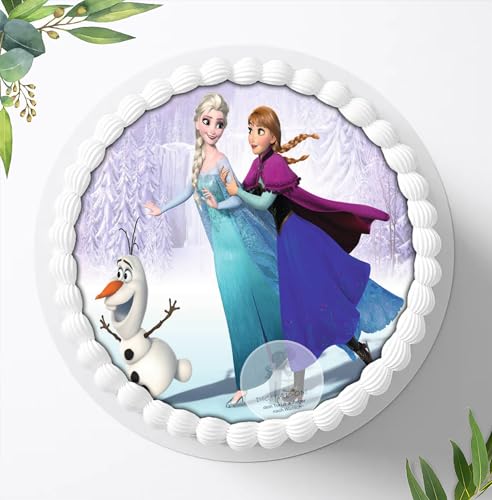 Tortenaufleger Tortenbild Geburtstag Frozen Die Eiskönigin Fondant (Frozen (Frozen 1207) von Digital-on