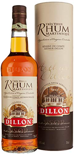 Dillon Tres Vieux Reserve du Comte Arthur mit Geschenkverpackung Rum (1 x 0.7 l) von Dillon