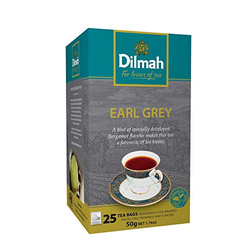 Dilmah Earl Grey Tea 25 Tea Bags Net Wt 50 G. by Srilanka Dilmah Earl Grey Tea 25 Tea Bags Net Wt 50 G. by Srilanka von Dilmah