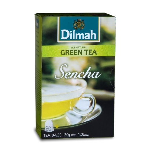 Dilmah Grüntee Sencha Grün Kiste Teebeutel 30 g (Packung von 12, 20 Jeder Beutel) von Dilmah