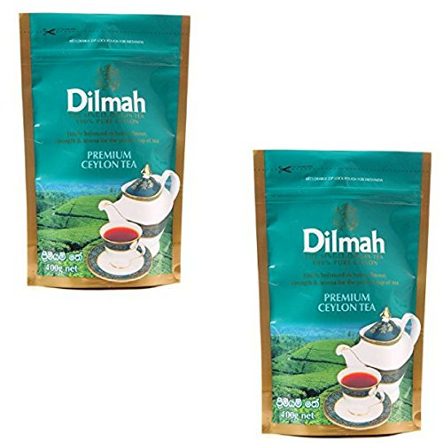 Dilmah Premium Ceylon Tee BOPF 400g X 2 Pack loser schwarzer Tee reiner Sri Lanka Tee von Dilmah
