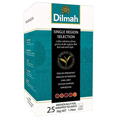 Dilmah Variety Pack 25 Teebeutel (Einzeln verpackt) von Dilmah