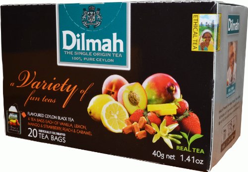 Dilmah Variety of Fun Teas 20 Teebeutel (Einzeln verpackt) von Dilmah
