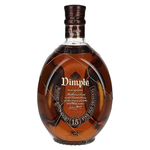 Dimple 15 Jahre, Blended Scotch Whisky (1 x 1l) von Dimple