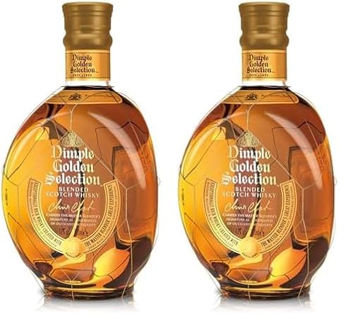 Dimple Golden Selection - Gemischter schottischer Whisky, 700 ml (Packung mit 2) von Dimple