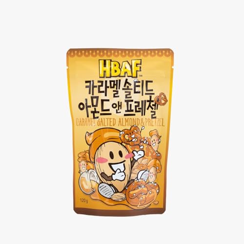 HBAF Koreanische Mandeln mit salted Caramel&Pretzel (salzige Karamell&Brezel) Geschmack - korean almonds hit from korea von Dinese