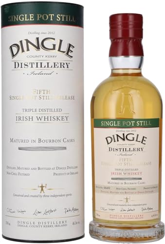 Dingle Fifth Single Pot Still Irish Whiskey 46,5% Vol. 0,7l in Geschenkbox von Dingle
