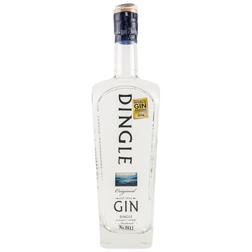 Dingle Gin | Artisan Gin | 700ml | 42,5% Vol. | Wacholder, Koriander & Muskat | In kupfernen Pot Stills destilliert | Handmade Gin aus Irland | In kleinen Chargen hergestellt | Worlds Best Gin 2019 von Dingle