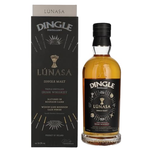 Dingle LÚNASA Single Malt Irish Whiskey Triple Distilled 50,5% Vol. 0,7l in Geschenkbox von Dingle
