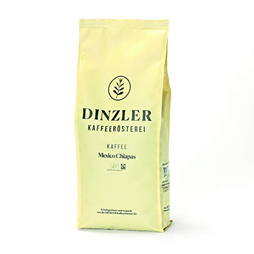 Dinzler Kaffee Mexico Chiapas Organico - ganze Bohne - 250 g - Bio und Fair von Dinzler Kaffeerösterei AG