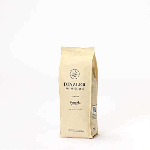 Dinzler Espresso Venezia - 100% Arabica - ganze Bohne - 250 g - Bio von Dinzler Kaffeerösterei AG
