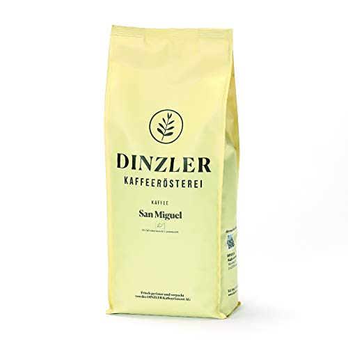 Dinzler Kaffee San Miguel Organico - ganze Bohne - 250 g - Bio von Dinzler Kaffeerösterei AG
