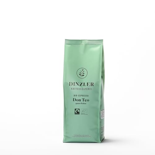 Dinzler Espresso Don Teo - ganze Bohne - 1000 g - Bio und Fair von Dinzler Kaffeerösterei