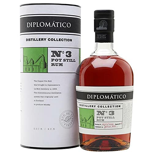 DESTILLERIE SAMMLUNG N 3 TOPF NOCH BATCH-RUM IM KOFFER 70 CL von Diplomático