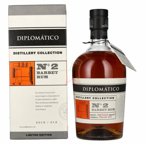 Diplomático Distillery Collection N° 2 BARBET Rum 47,00% 0,70 Liter von Diplomático