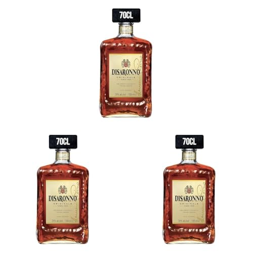 DISARONNO Originale (1 x 700 ml) – italienischer Amaretto Likör mit süßem, fruchtigem Aroma nach Bittermandel und Vanille – ideal für Cocktails, Longdrinks, auf Eis oder pur – 28% Alk. von Disaronno