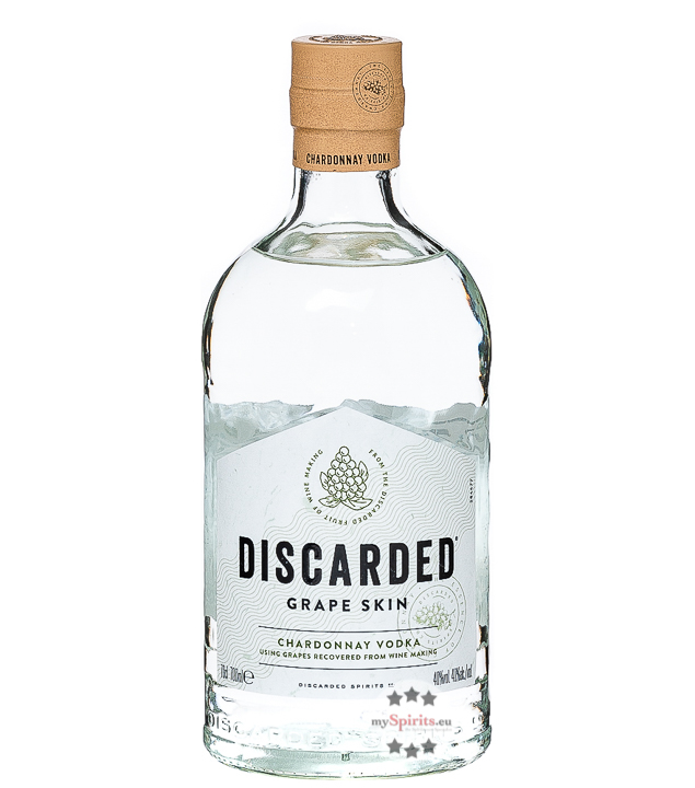 Discarded Grape Skin Chardonnay Vodka (40 % vol, 0,7 Liter) von Discarded Spirits Co.