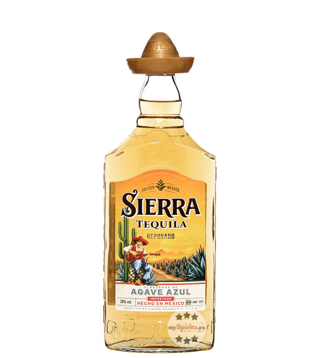 Sierra Tequila Reposado 0,7l (38 % Vol., 0,7 Liter) von Distilerias Sierra Unidas