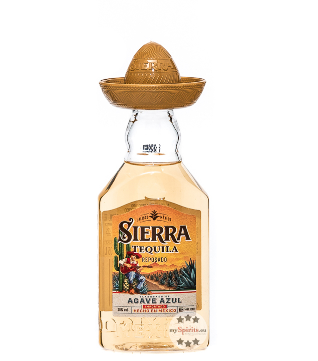 Sierra Tequila Reposado  (38 % vol, 0,05 Liter) von Distilerias Sierra Unidas