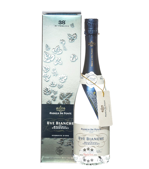 Andrea Da Ponte Uve Bianche di Malvasia e Chardonnay (38 % Vol., 0,7 Liter) von Distilleria Andrea Da Ponte