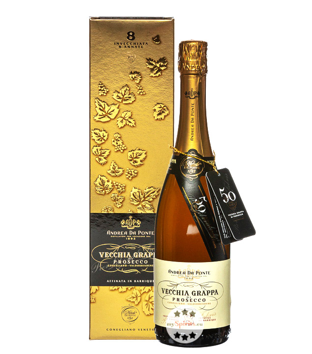 Andrea Da Ponte Vecchia Grappa di Prosecco (42 % Vol., 0,7 Liter) von Distilleria Andrea Da Ponte