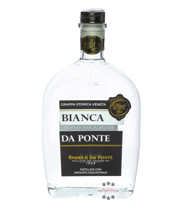 Andrea da Ponte Bianca Da Ponte Grappa  (40 % Vol., 0,5 Liter) von Distilleria Andrea Da Ponte