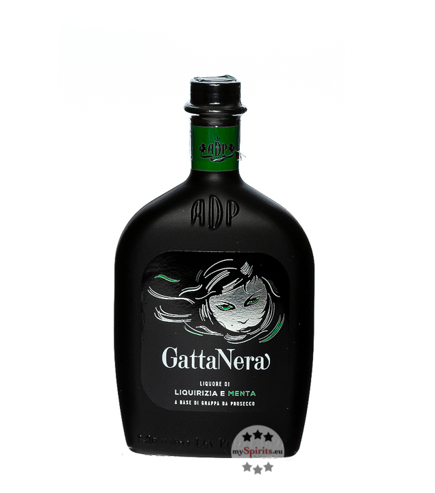 Andrea da Ponte Gatta Nera Lakritzlikör (19 % Vol., 0,5 Liter) von Distilleria Andrea Da Ponte