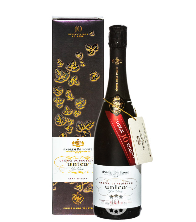 Andrea da Ponte Unica Grappa di Prosecco Invecchiata (40 % Vol., 0,7 Liter) von Distilleria Andrea Da Ponte
