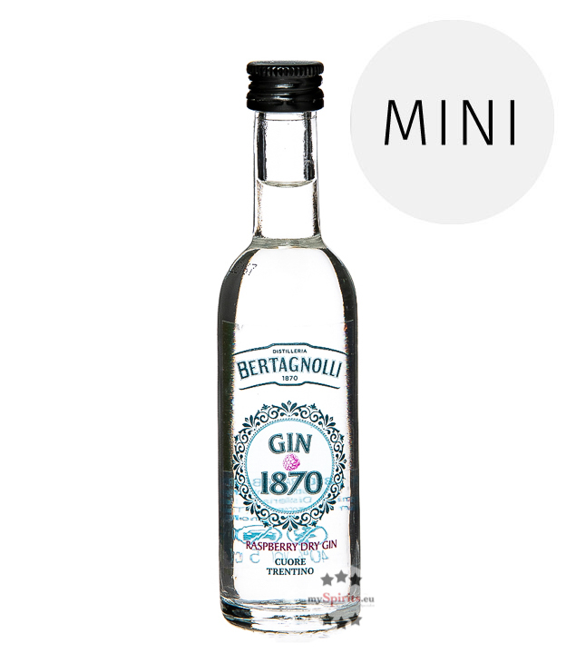 Bertagnolli 1870 Raspberry Dry Gin  (40 % vol, 0,05 Liter) von Distilleria Bertagnolli