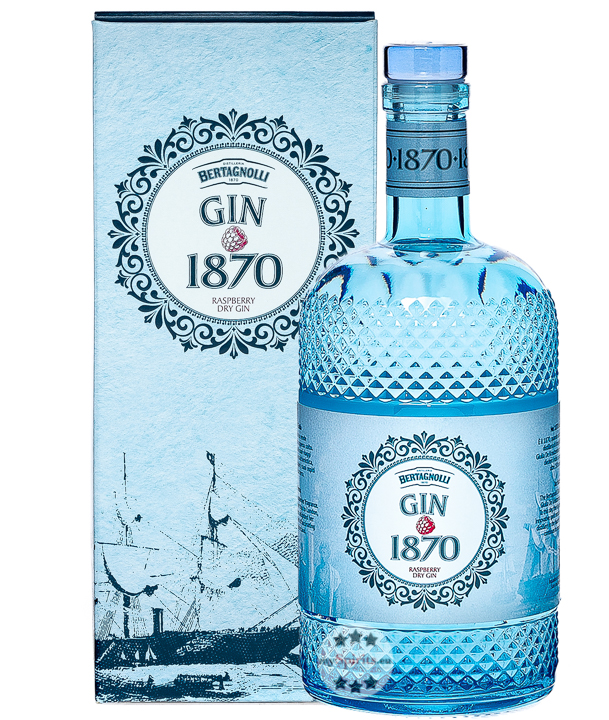 Bertagnolli Gin 1870 Raspberry Dry Gin (40 % Vol., 0,7 Liter) von Distilleria Bertagnolli