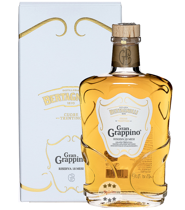 Bertagnolli Gran Grappino Barrique (42 % Vol., 0,7 Liter) von Distilleria Bertagnolli