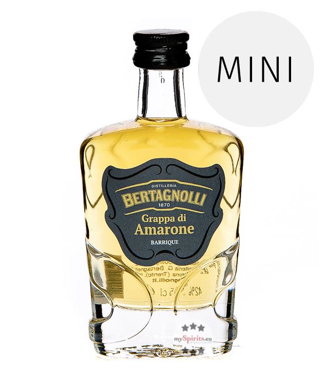 Bertagnolli Grappa di Amarone Barrique  (42 % Vol., 0,05 Liter) von Distilleria Bertagnolli