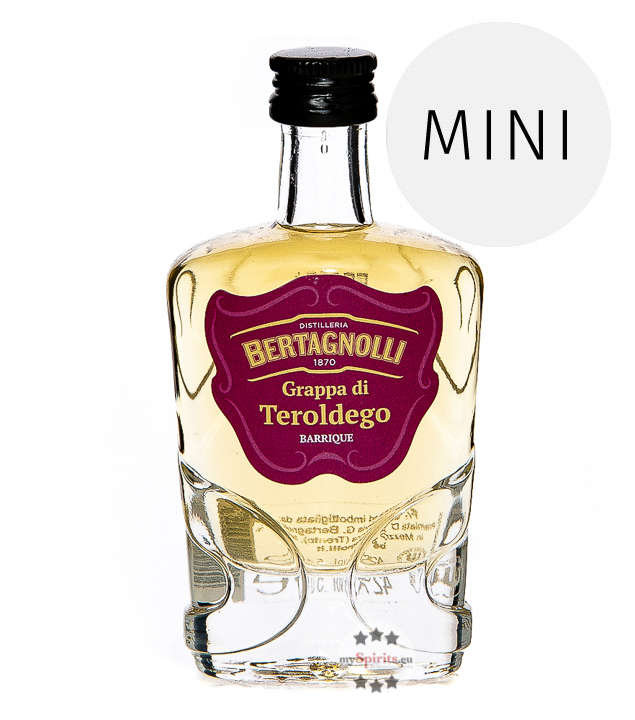 Bertagnolli Grappa di Teroldego Barrique  (42 % vol, 0,05 Liter) von Distilleria Bertagnolli
