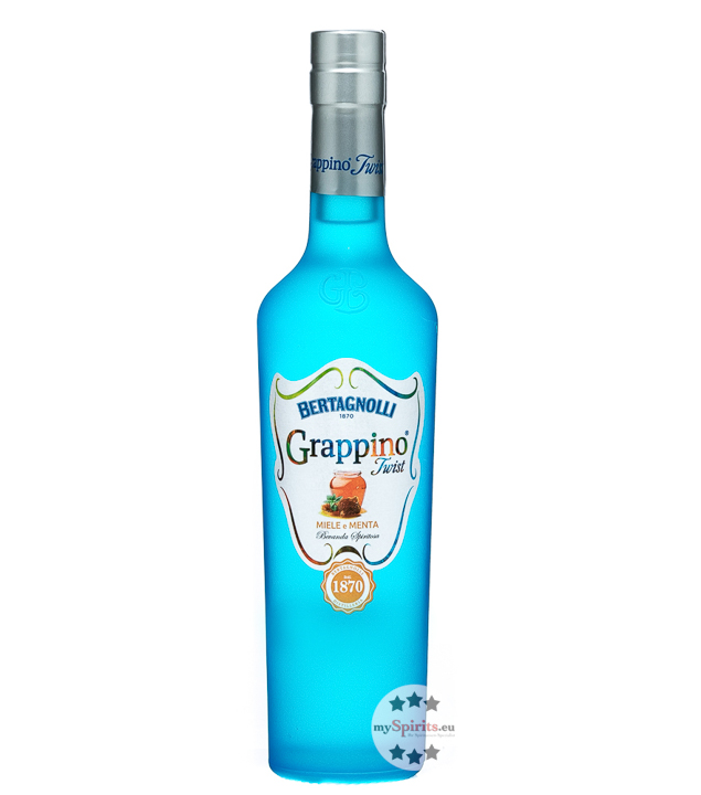 Bertagnolli Grappino Twist Miele & Menta (28 % vol, 0,5 Liter) von Distilleria Bertagnolli