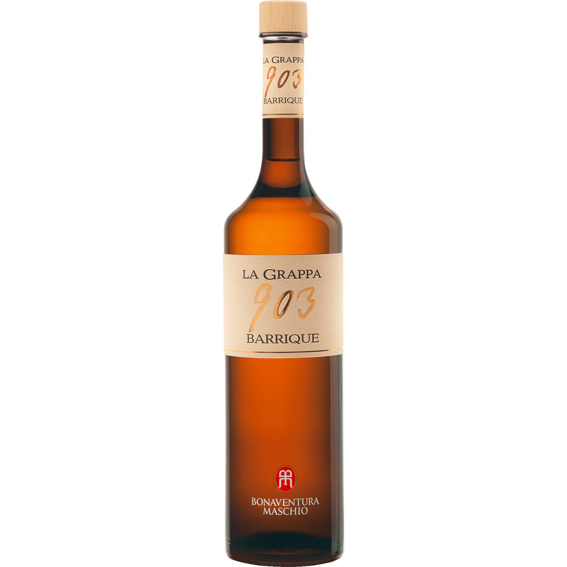 La Grappa 903 Barrique, 0,70 L, 40 % Vol., Spirituosen von Distilleria Bonaventura Maschio S.R.L.- Str. delle Pere, 1 - 31018 Gaiarine (TV) - Italien