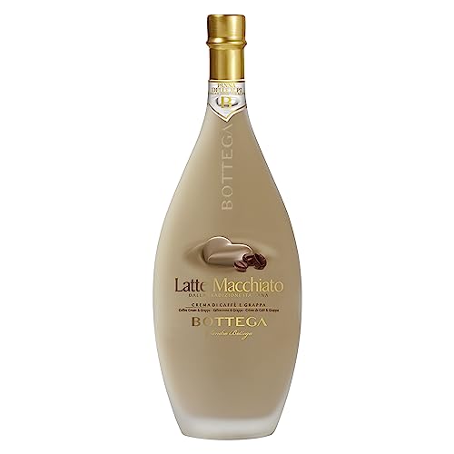 Distilleria Bottega Bottega Latte Macchiato Crèmelikör mit Grappa (1 x 0.5 l) von Bottega