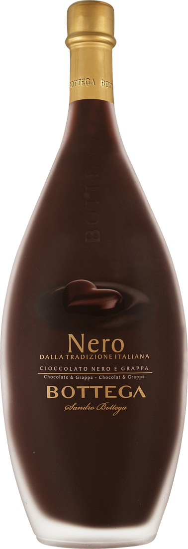 Distilleria Bottega Dunkler Schokolade-Likör Nero 0,5l von Bottega