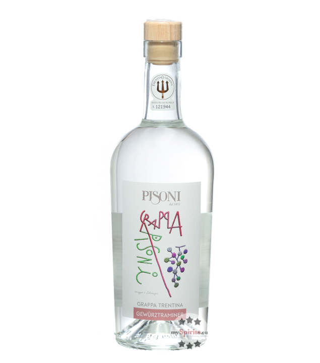 Pisoni Gewürztraminer Grappa (43 % Vol., 0,7 Liter) von Distilleria F.lli Pisoni