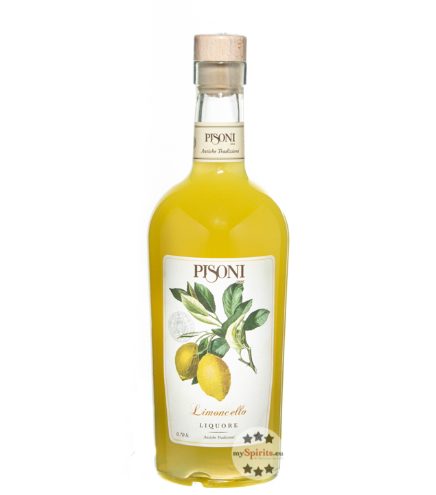 Pisoni Limoncello Likör (30 % Vol., 0,7 Liter) von Distilleria F.lli Pisoni