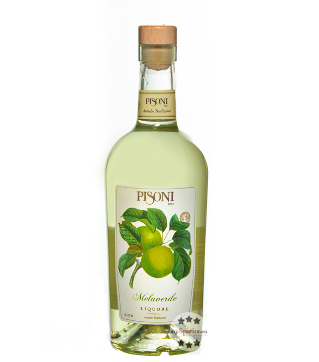 Pisoni Melaverde Grüner Apfel Likör (21 % Vol., 0,7 Liter) von Distilleria F.lli Pisoni