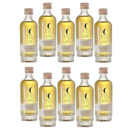 DISTILLERIA MARZADRO GRAPPA LE DICIOTTO LUNE MIGNON MINIATURE 5 CL 10 BOTTIGLIETTE von Distilleria Marzadro